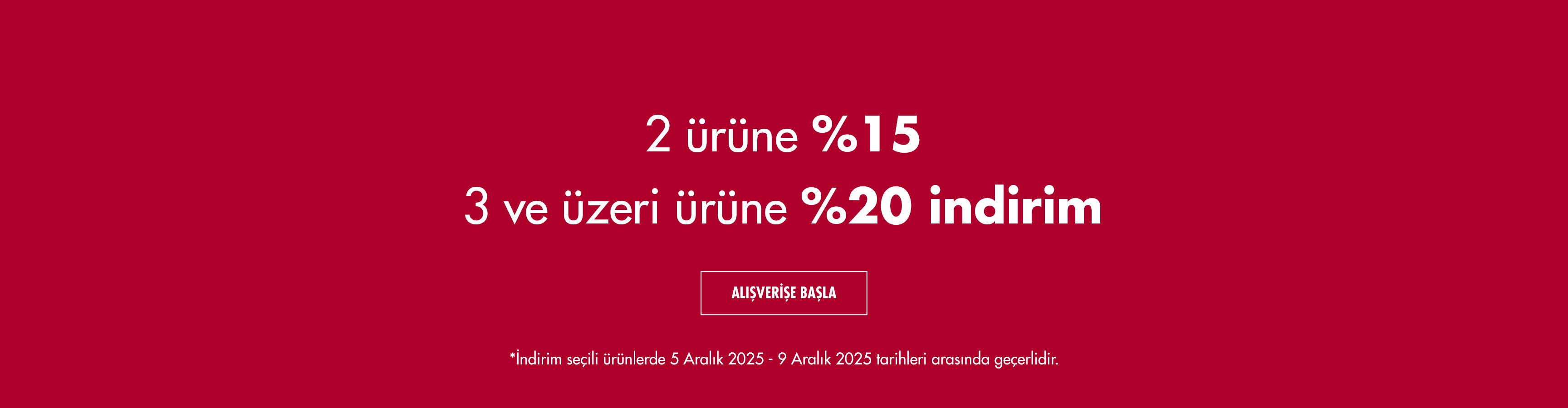 Seçili Ürünlerde %30 İndirim