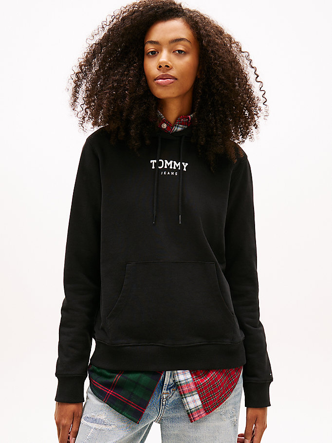 Kadın TJW Regular Essential Logo Sweatshirt DW0DW21921BDS | Tommy