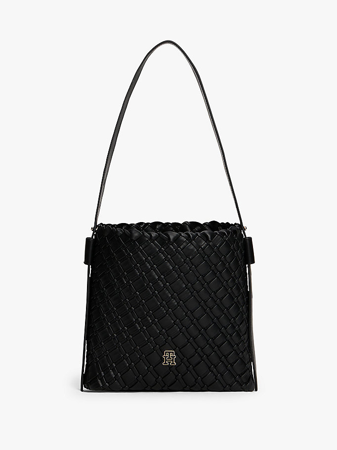 Kadın TH Braided Omuz Çantası AW0AW18160BDS | Tommy Hilfiger