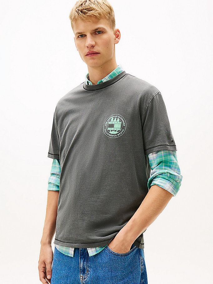 Erkek Tjm Rlx Outdoor T-shirt DM0DM22309BDS | Tommy Hilfiger