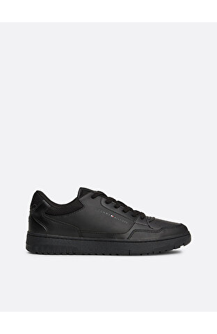 Erkek TH Basket Core Leather Sneaker