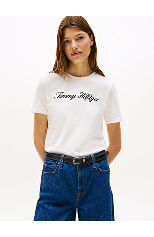 Kadın Script Regular T-shirt
