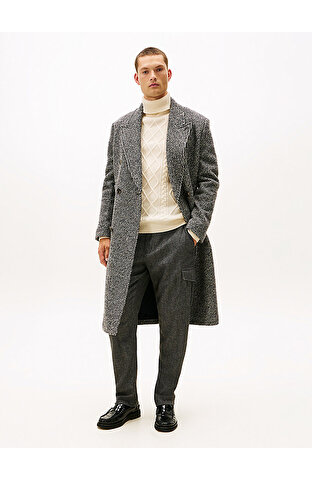 Erkek Dc Paattern Tweed Kaban