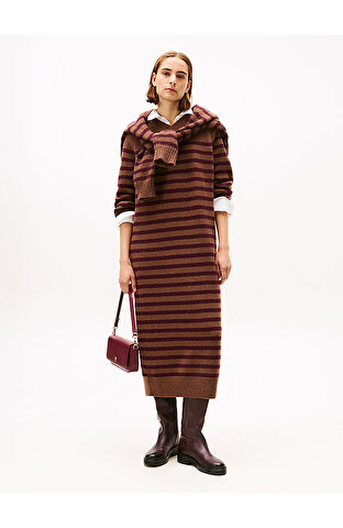 Kadın Chunky Wool Kazak Elbise