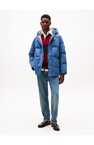 Erkek Square Baffled Down Puffer Mont