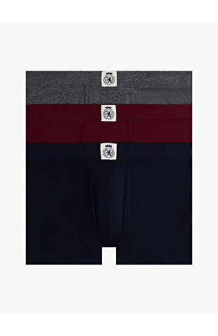 Erkek 3'lü Paket Trunk Boxer