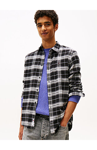 Erkek TJM Regular flannel Check Gömlek