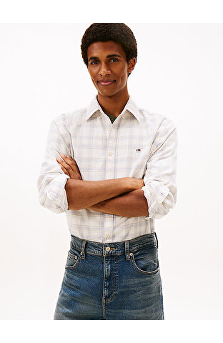 Erkek TJM Regular Check Cord Gömlek