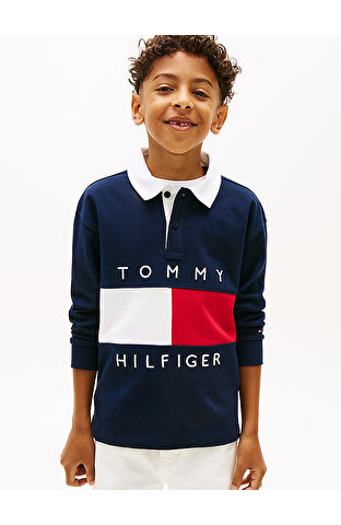 Erkek Çocuk Heritage Flag Jersey Polo T-shirt