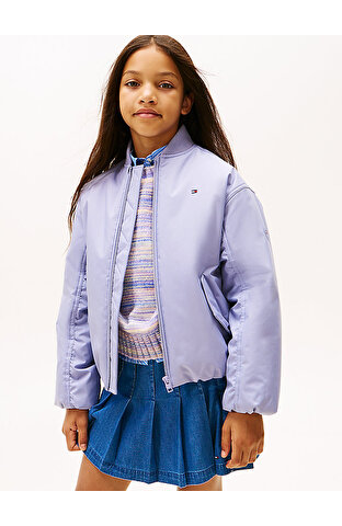 Kız Çocuk Padded Bomber Ceket