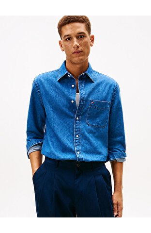 Erkek Denim Gömlek