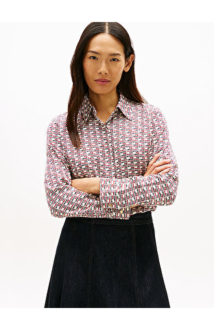 Kadın Vis Twill Ls Regular Gömlek