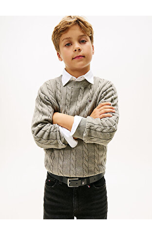 Erkek Çocuk Cotton Cable Kazak