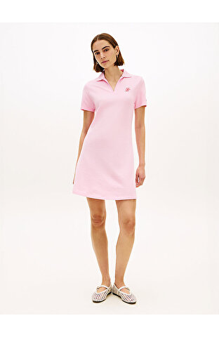 Kadın TH Open Neck Polo Elbise