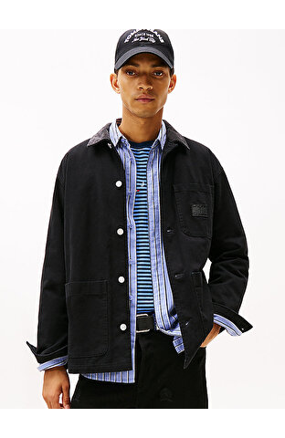 Erkek TJM Cotton Canvas Gömlek