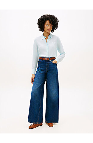 Kadın Indie High Rise Wide Jean Pantolon