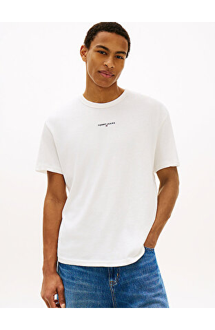 Erkek TJM Relax Linear Logo T-shirt