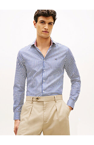 Erkek Bengal Strip Gömlek