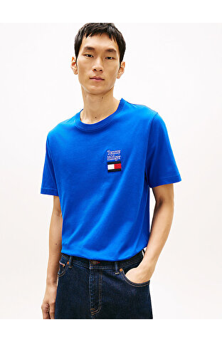 Erkek Brand Love Text T-shirt