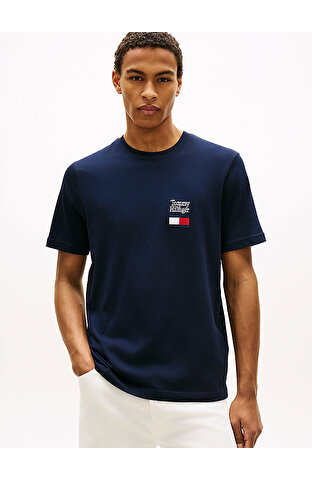 Erkek Brand Love Text T-shirt