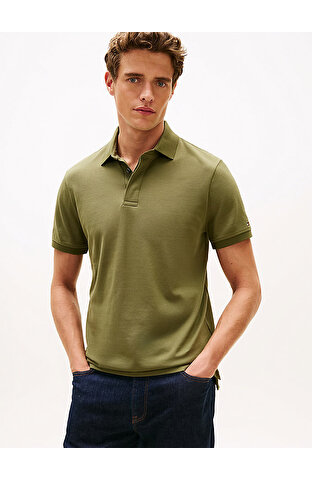 Erkek Hidden Placket Polo T-shirt