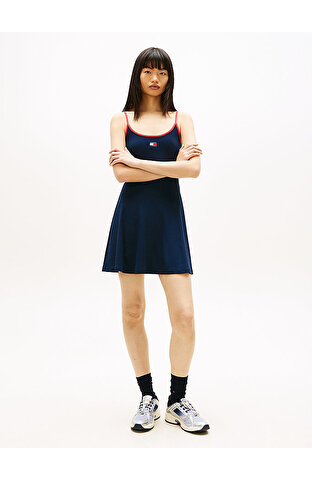 Kadın TJW F&F Strappy Badge Elbise