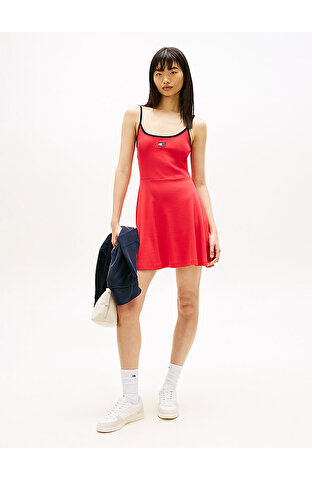 Kadın TJW F&F Strappy Badge Elbise
