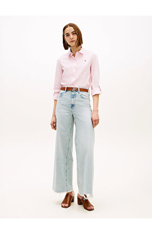 Kadın Denim Eve 70s Wide Leg Jean Pantolon