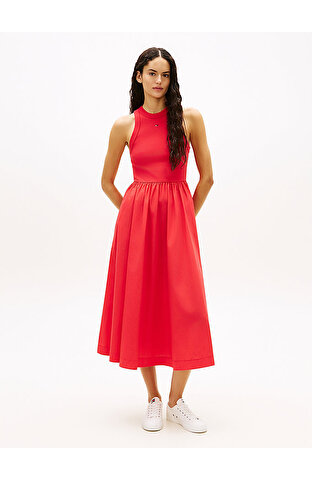 Kadın TJW Rib Poplin Tank Elbise