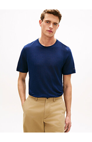 Erkek Linen T-shirt