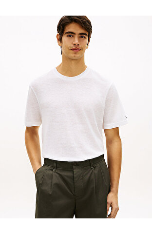 Erkek Linen T-shirt