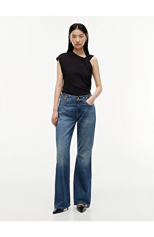Kadın Flare Mid Jean Pantolon