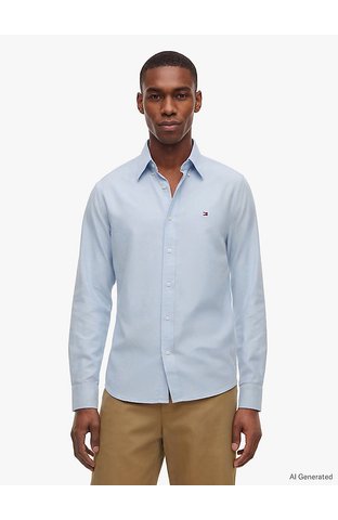 Erkek Oxford Solid Gömlek