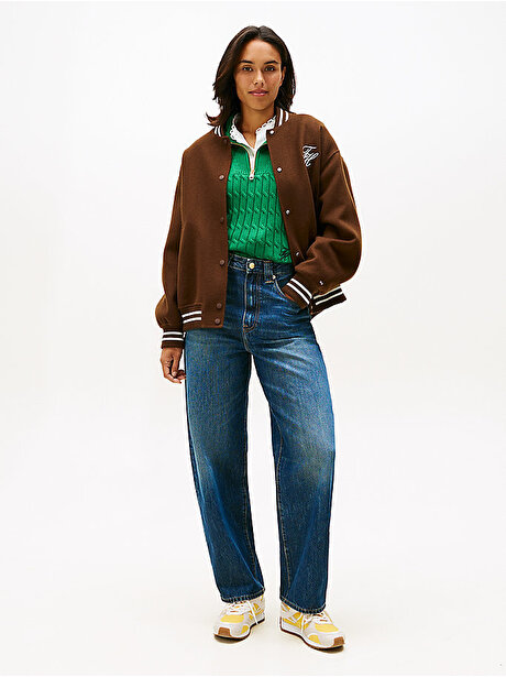 Kadın Denim Mine Barrel Jean Pantolon