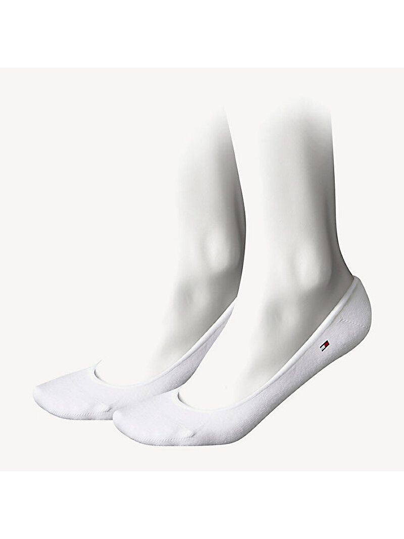 Kadın 2Li Paket Th Kadın Babet Görünmez Çorap Beyaz  FBA3425001300