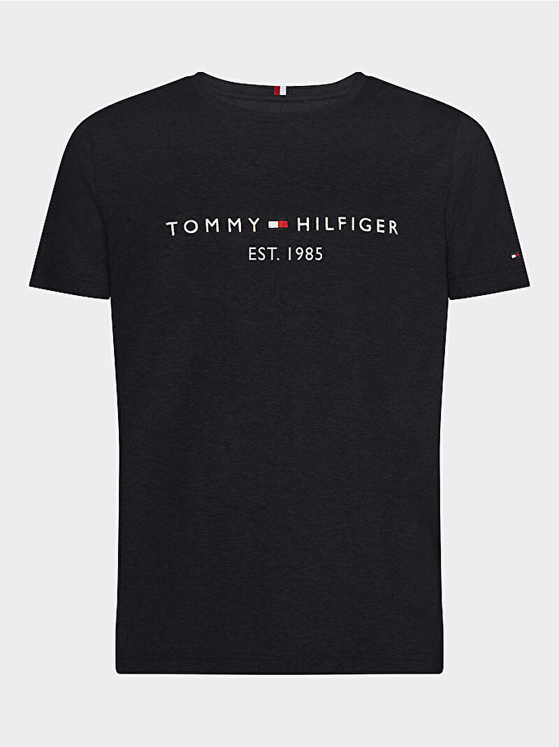 Th Logo T-Shirt Siyah MW0MW11465BAS