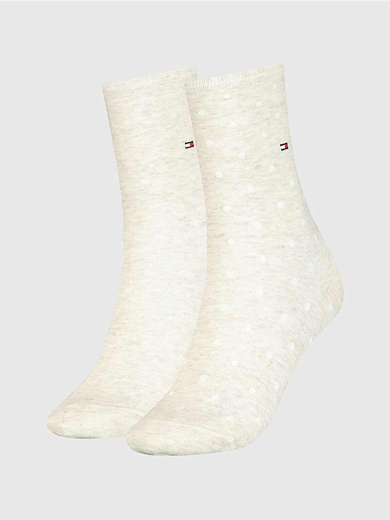 Kadın 2Li TH Kadın Sock Dot Çorap Bej  S100001493005