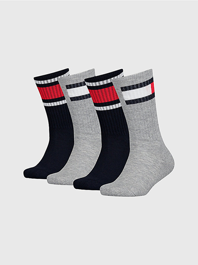 Çocuk Unisex 4'Lü Çorap Çok renkli S701219564002