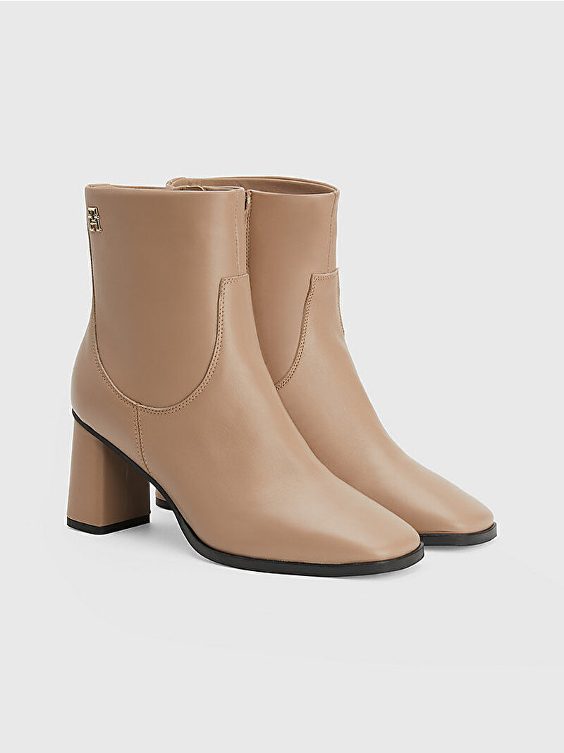 Kadın Soft Square Bot Bej  FW0FW06838GUP