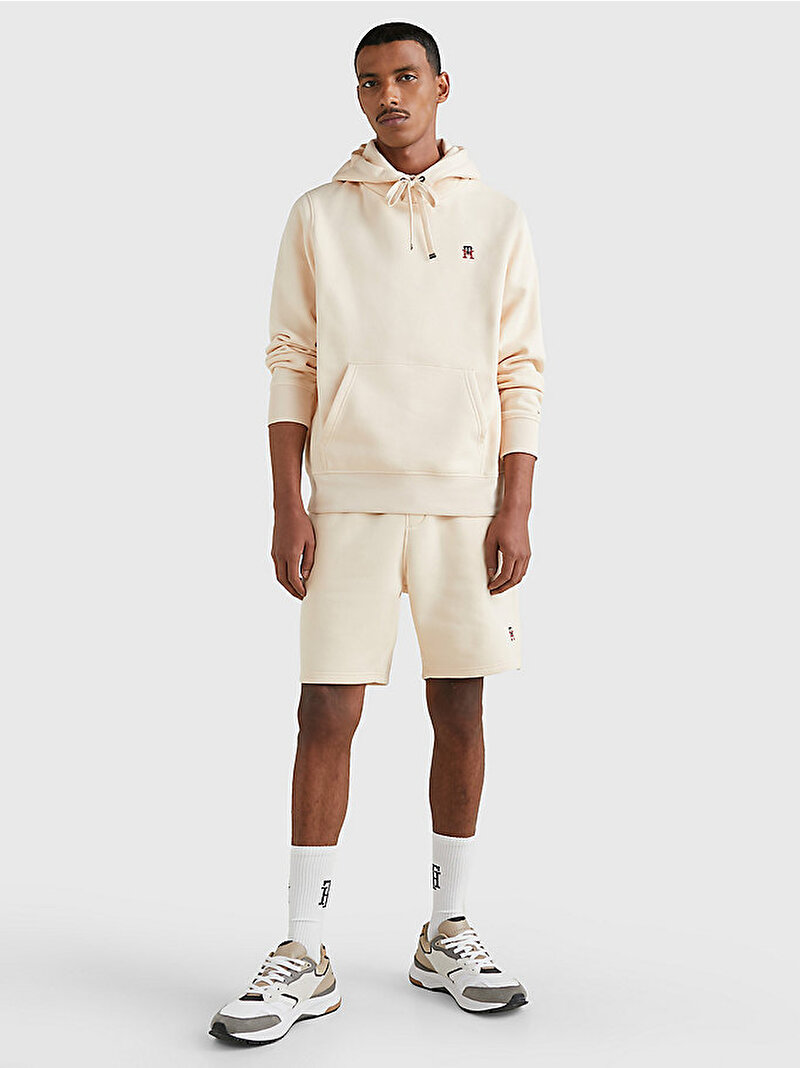 Erkek Small Imd Kapüşonlu Sweatshirt Bej  MW0MW29283AF6