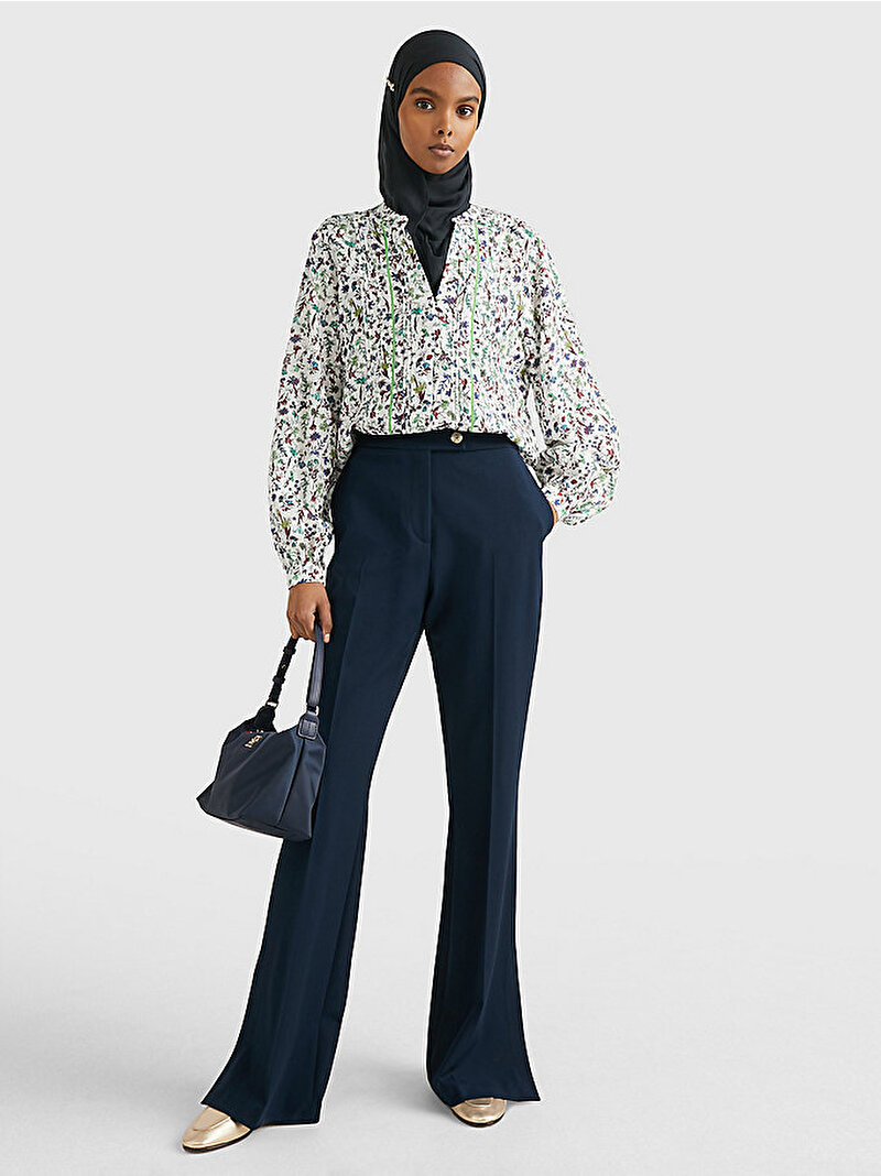 Kadın Co Voile Floral Casual Gömlek Çok renkli WW0WW379790K4