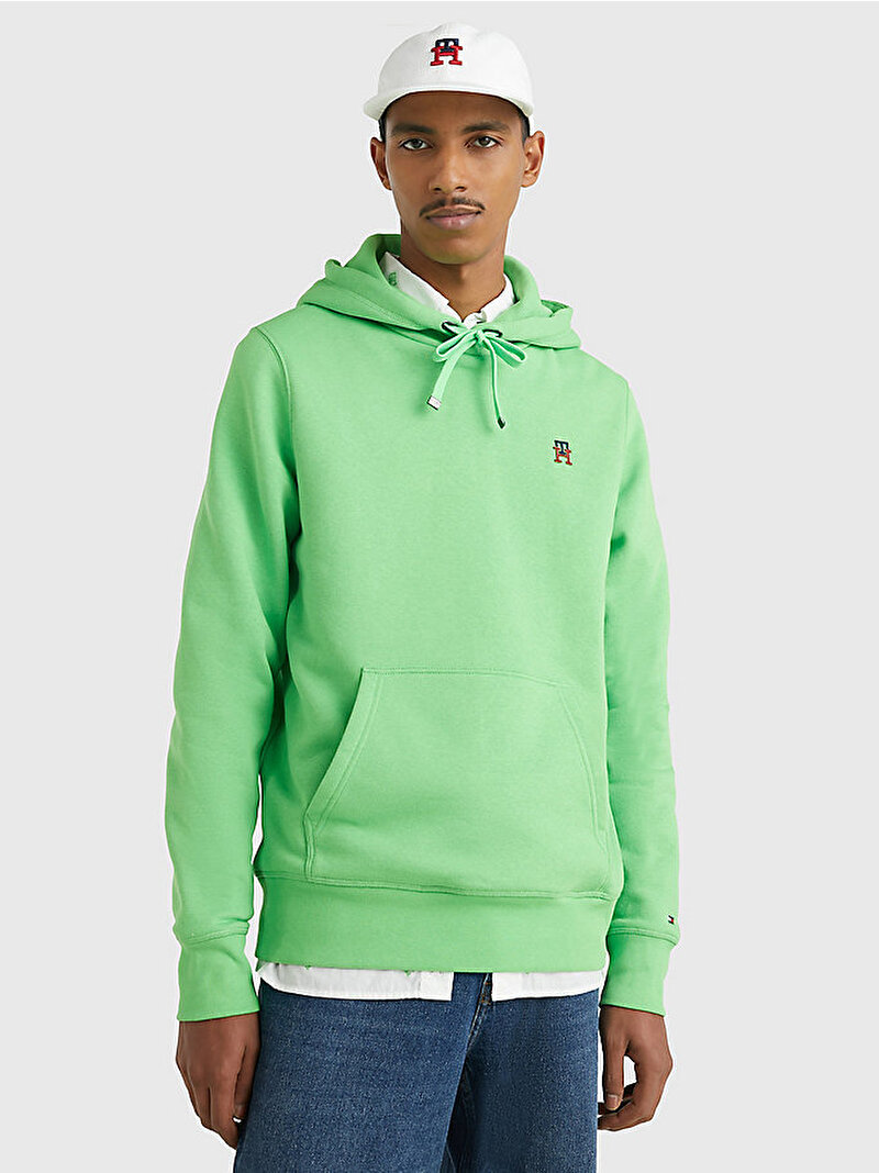 Erkek Small Imd Hoodie Sweatshirt Yeşil MW0MW29283LWY