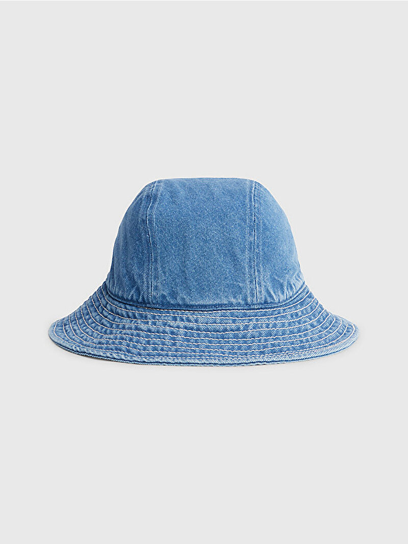 Kadın Iconic Monogram Balıkçı Şapkası Mavi  AW0AW145271CD