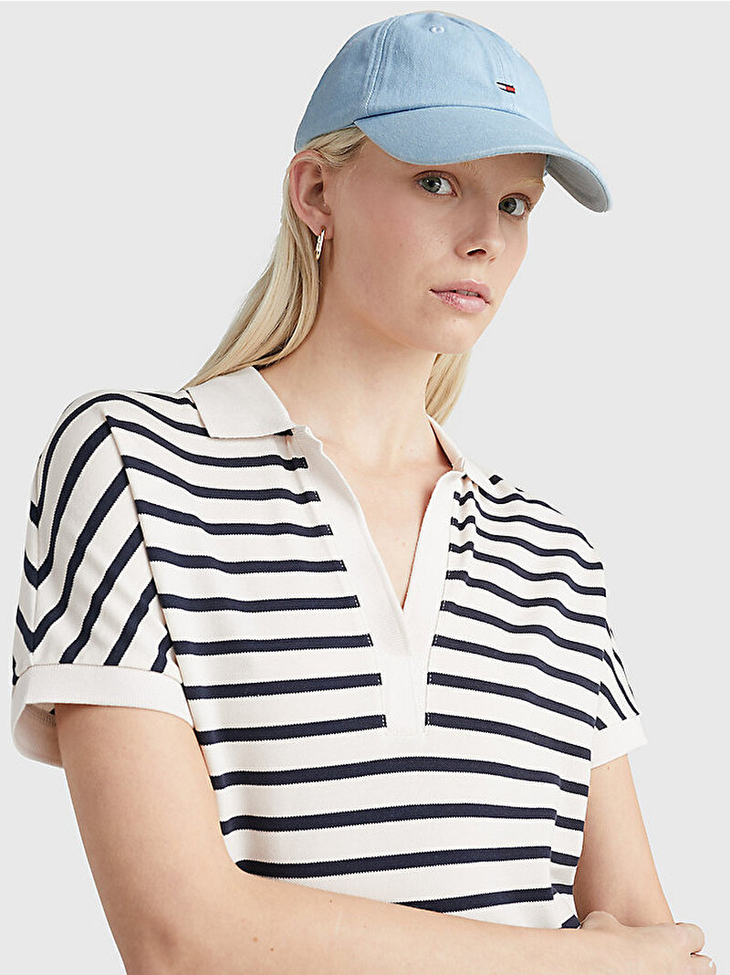 Kadın Naturally TH Soft Şapka Mavi AW0AW14528C1Z