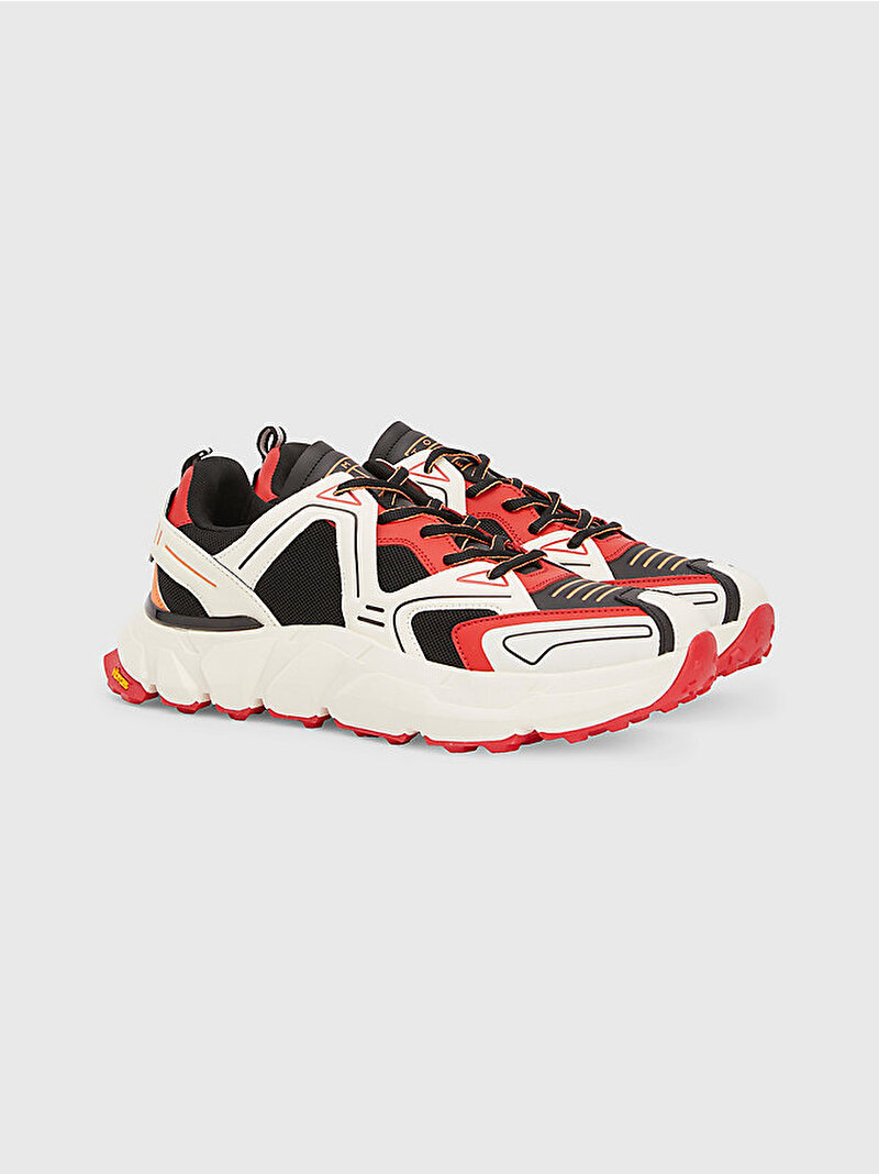 Erkek Tommy Jeans Runner Sneaker Kırmızı EM0EM01174XNL
