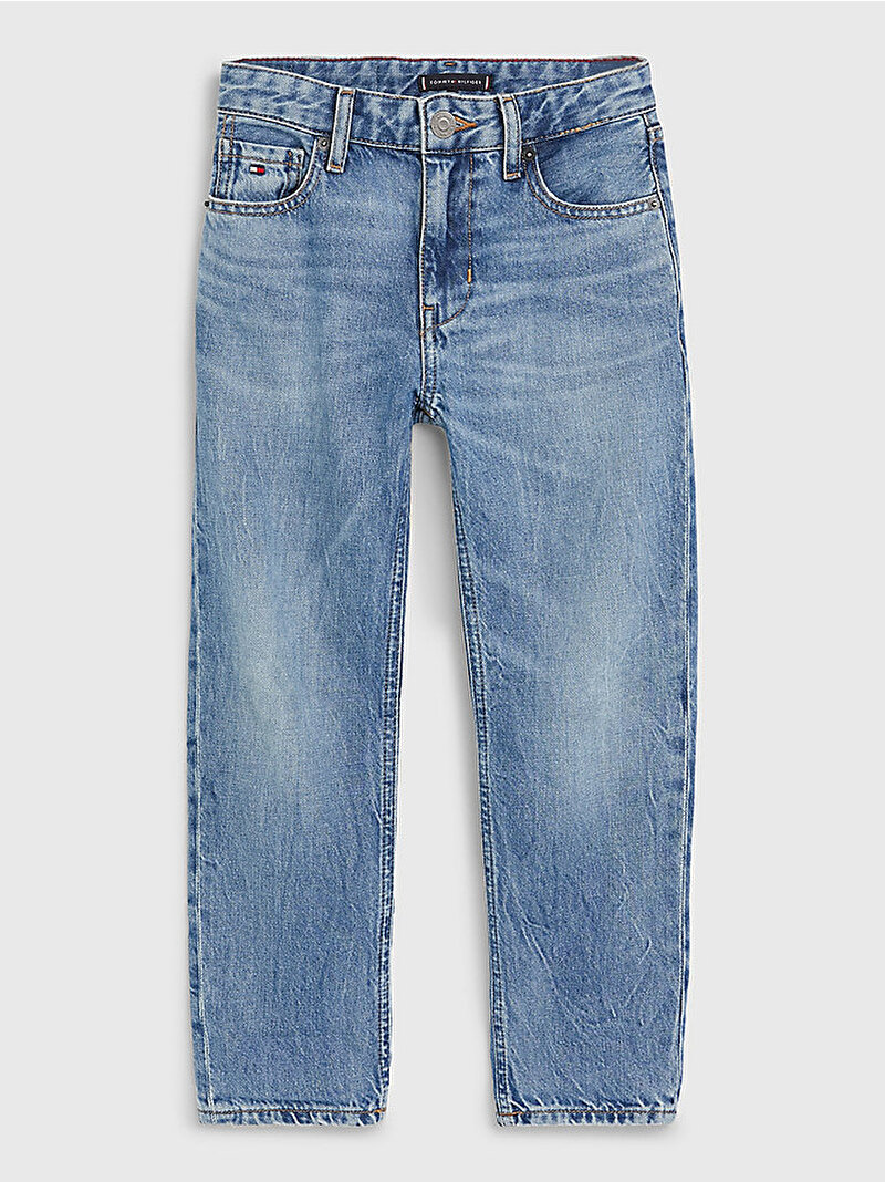 Erkek Çocuk Skater Bleach Denim Pantolon Mavi  KB0KB080831A6
