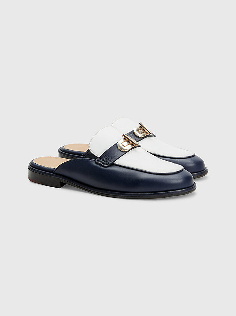 Kadın Thl Audrey Mule Klasik Ayakkabı Lacivert FW0FW07189DCC