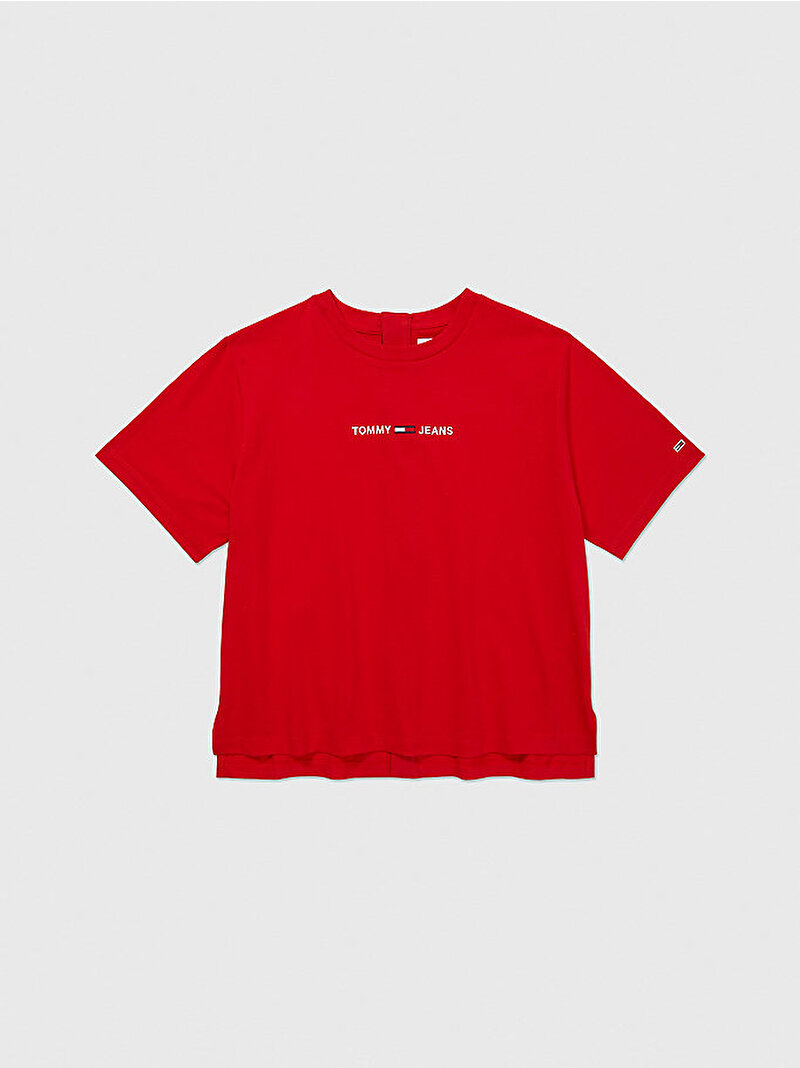 Kadın Adaptive Tj Linear T-shirt Kırmızı 76J4091ADPXNL