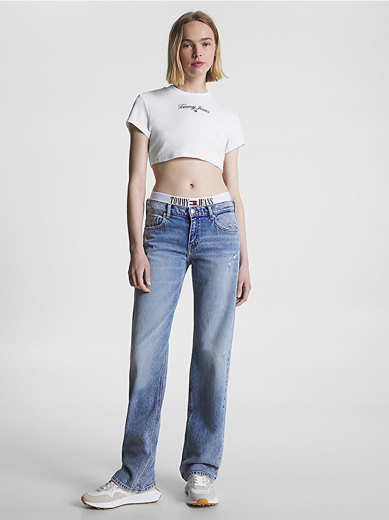 Kadın Tjw Ultr Crp T-Shirt Beyaz  DW0DW16156YBR