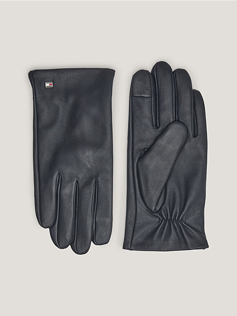 Erkek Essential Flag Deri Eldiven Mavi  AM0AM11482DW6